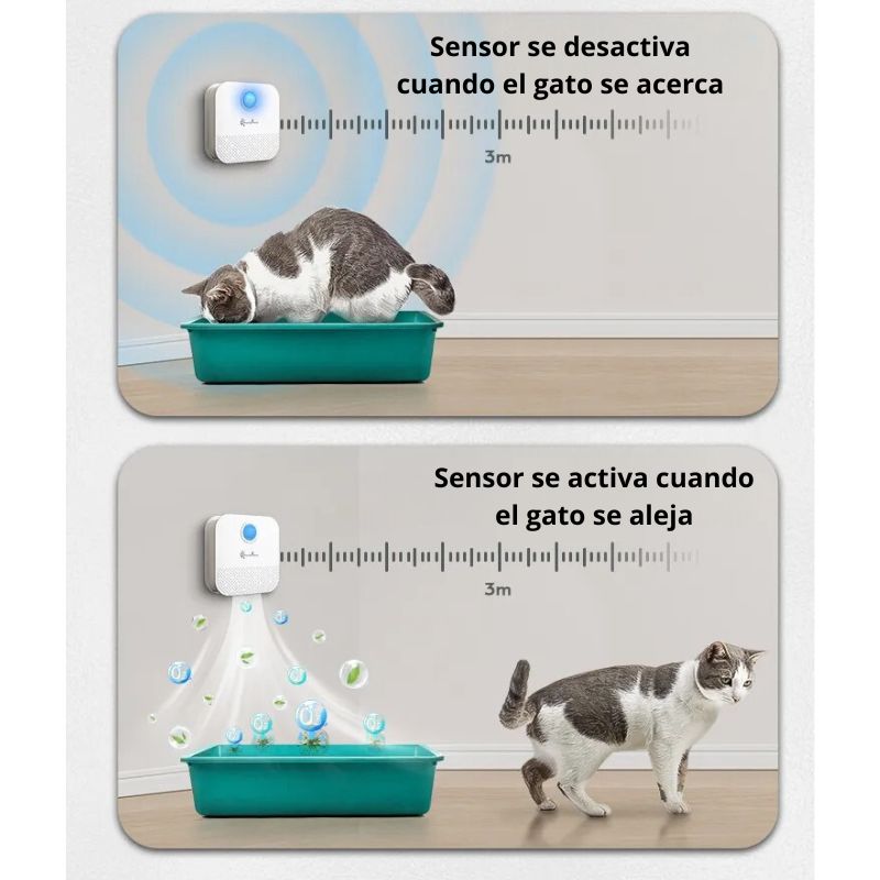 Purificador inteligente de olores para Mascotas