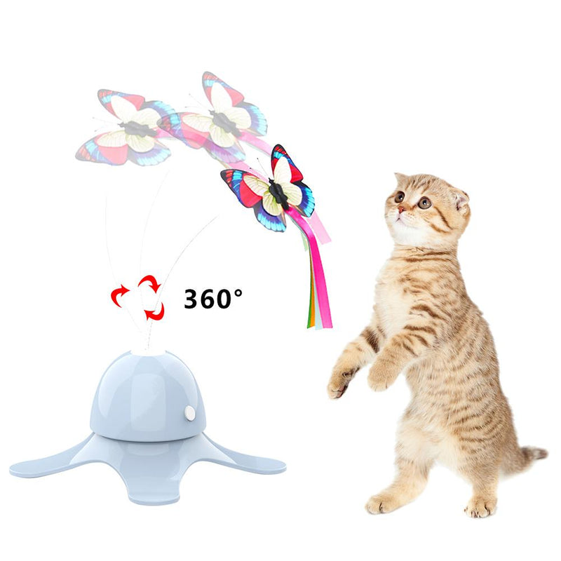 Mariposa Giratoria 360 para Gatos